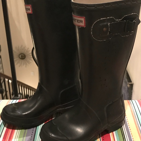 Youth Hunter Wellies, Size Youth 1 - Picture 3 of 4